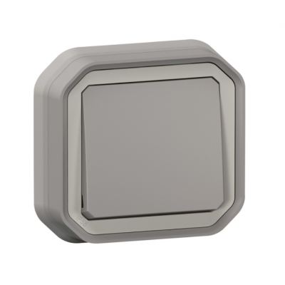 PLEXO Łącznik schodowy hermetyczny IP55 podtynkowy KOMPLET szary 069811L LEGRAND (069811L)